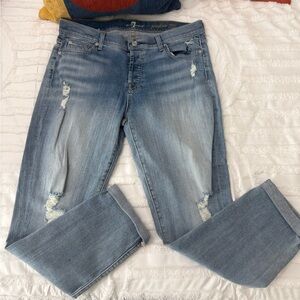 7 For All Mankind Skinny Boyfriend Jeans